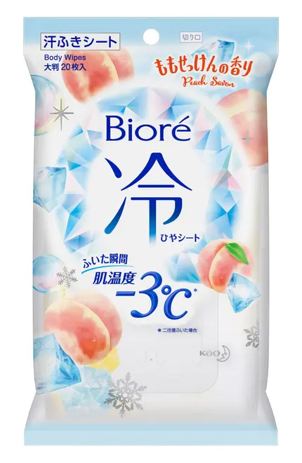 ビオレ 冷シート ももせっけんの香り