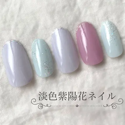 梅雨ネイルのネイルデザイン